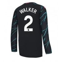 Manchester City Kyle Walker #2 Rezervni Dres 2023-24 Dugi Rukav